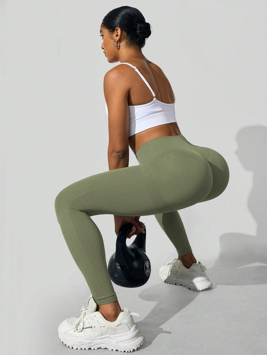 Legging Seamless Cintura Alta De Toque Suave
