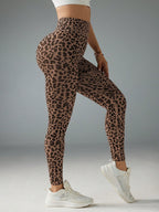 Legging Seamless Cintura Alta Com Estampa Felina