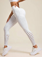 Legging Seamless Cintura Alta Com Vazados Geométricos