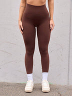 Legging Cintura Alta Com Costura Modeladora Traseira