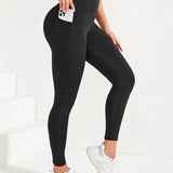 Legging Cintura Alta Com Isolamento Térmico E Bolso