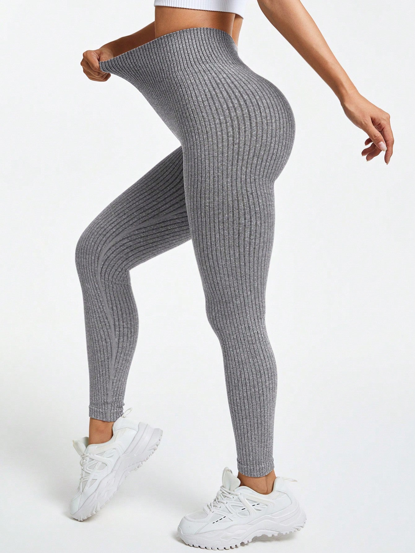 Legging Seamless Cintura Alta Com Secagem Rápida