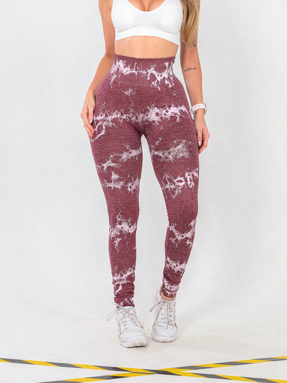 Legging Seamless Estampada Com Ajuste Anatômico Modelador