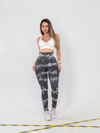 Legging Seamless Estampada Com Ajuste Anatômico Modelador