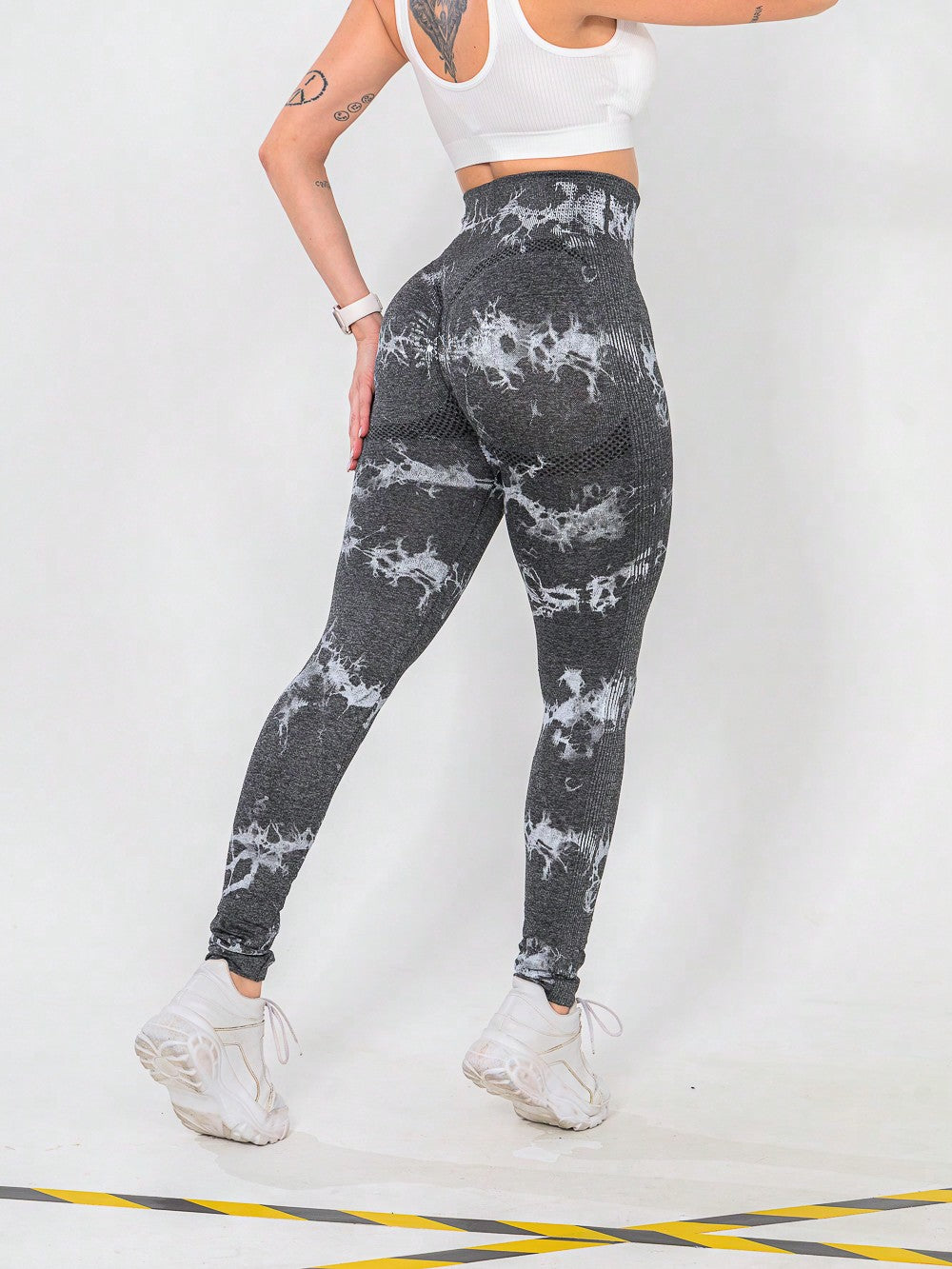 Legging Seamless Estampada Com Ajuste Anatômico Modelador