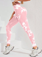 Legging Seamless Cintura Alta Com Estampa Translúcida