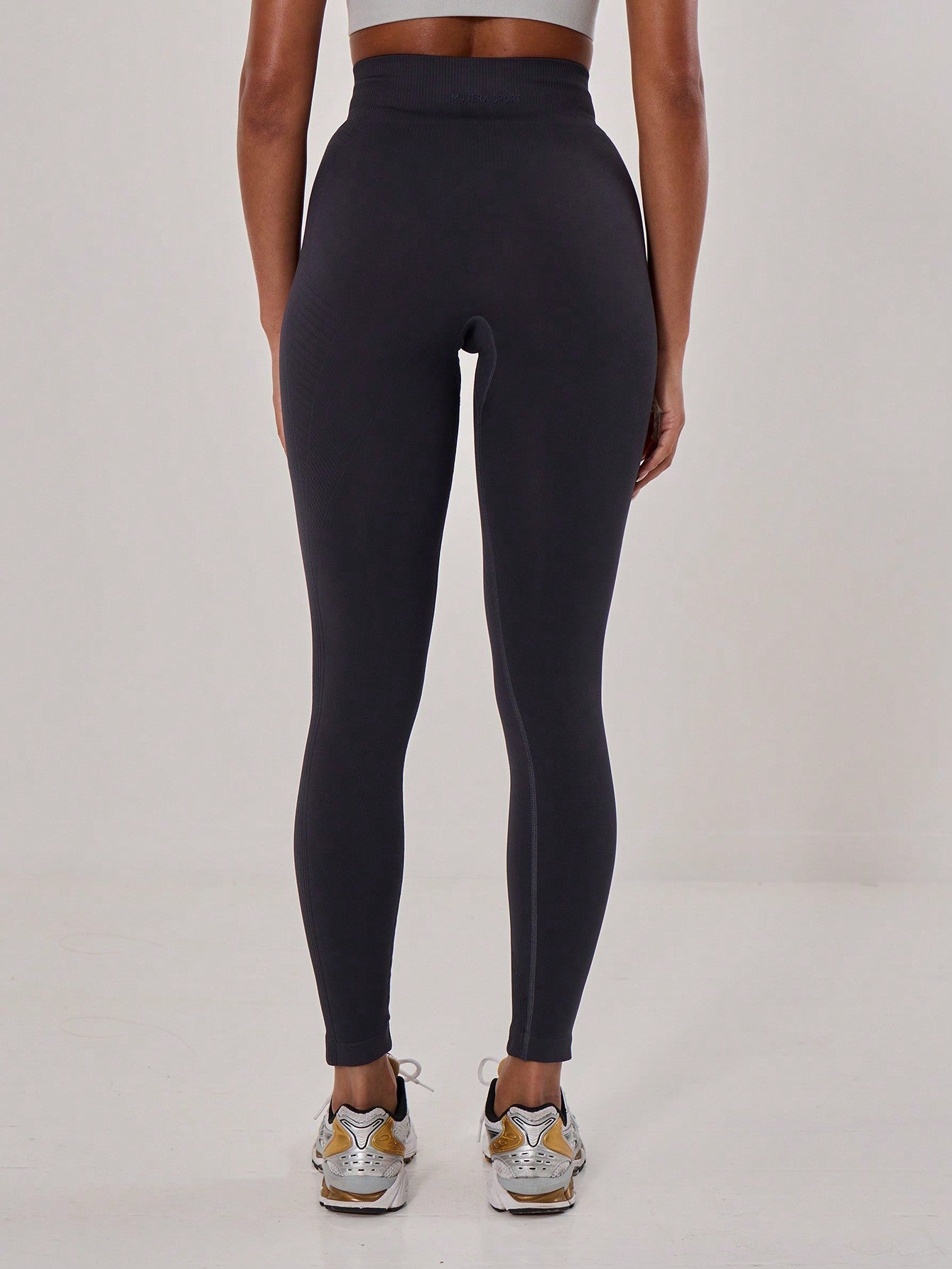 Legging Seamless Cintura Alta Com Trama Vertical