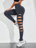Legging Seamless Cintura Alta Com Aberturas Laterais
