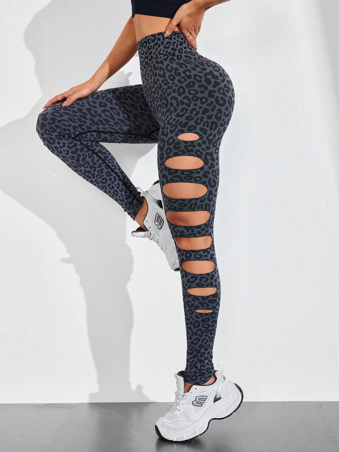 Legging Seamless Cintura Alta Com Aberturas Laterais