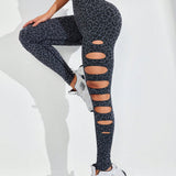 Legging Seamless Cintura Alta Com Aberturas Laterais