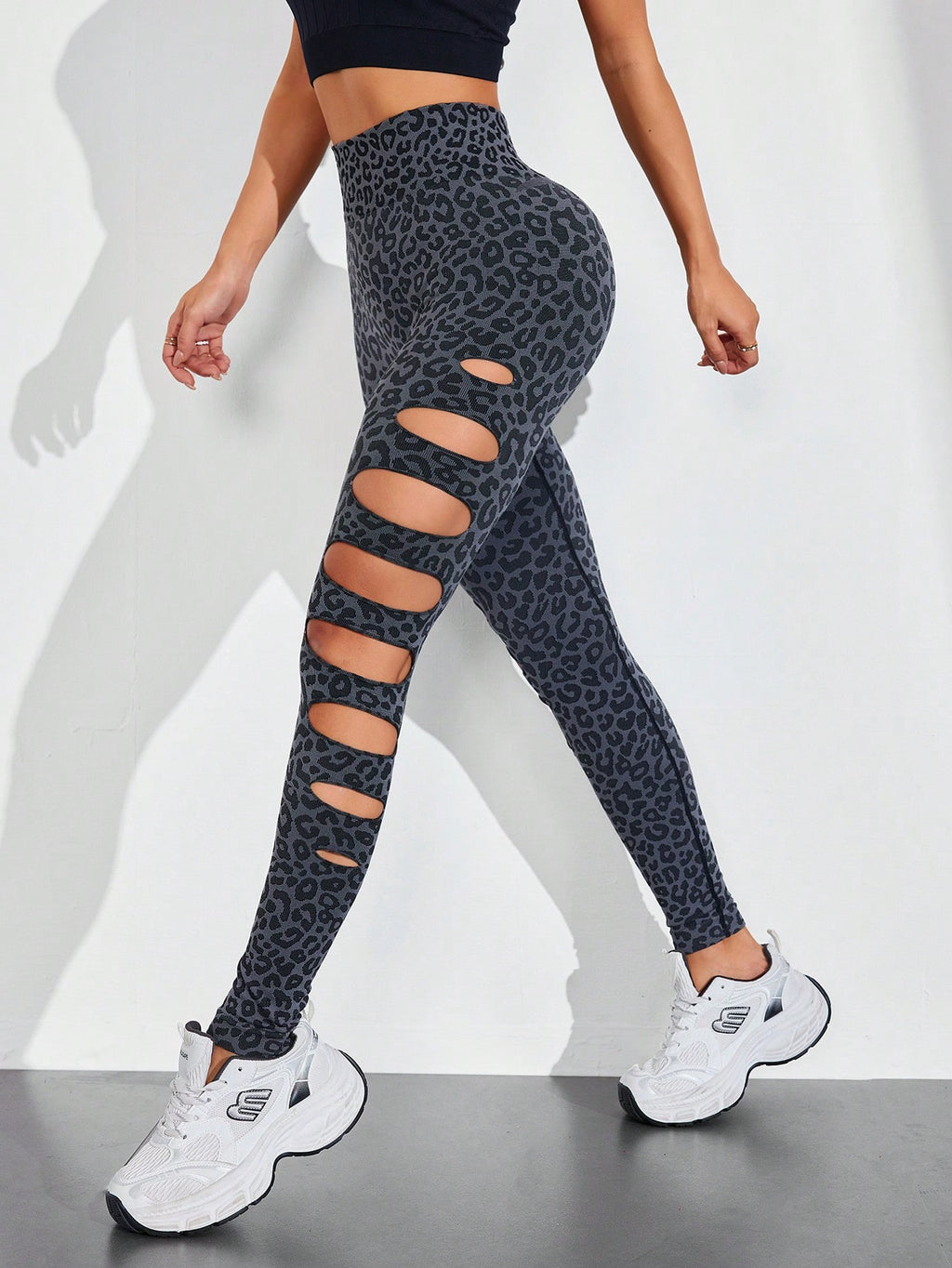 Legging Seamless Cintura Alta Com Aberturas Laterais