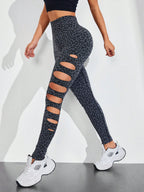 Legging Seamless Cintura Alta Com Aberturas Laterais