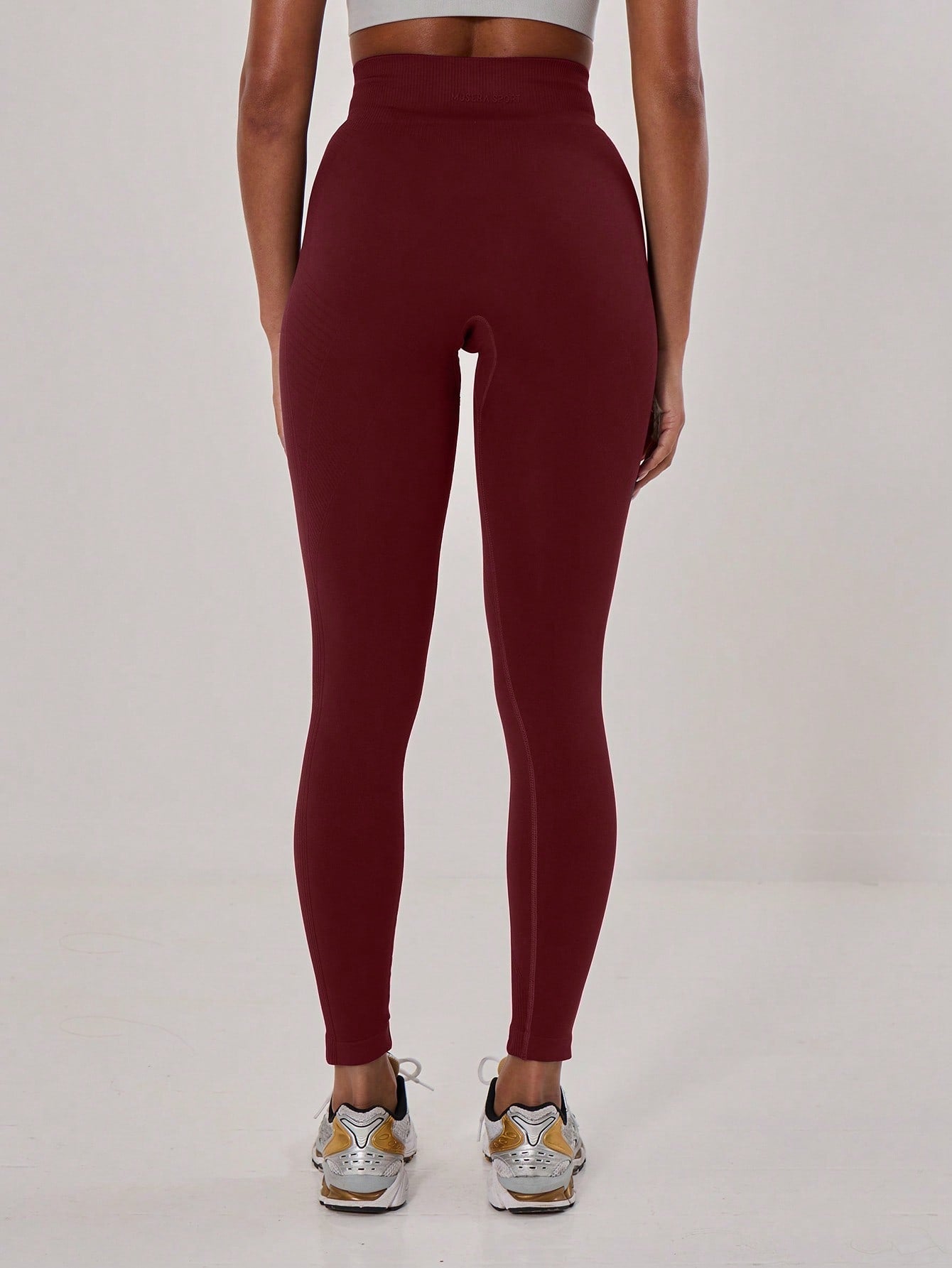 Legging Seamless Cintura Alta Com Trama Vertical
