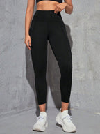 Legging Cintura Alta Com Costuras Técnicas E Bolso