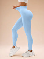 Legging Fitness Sem Costura Com Elasticidade Quatro Vias