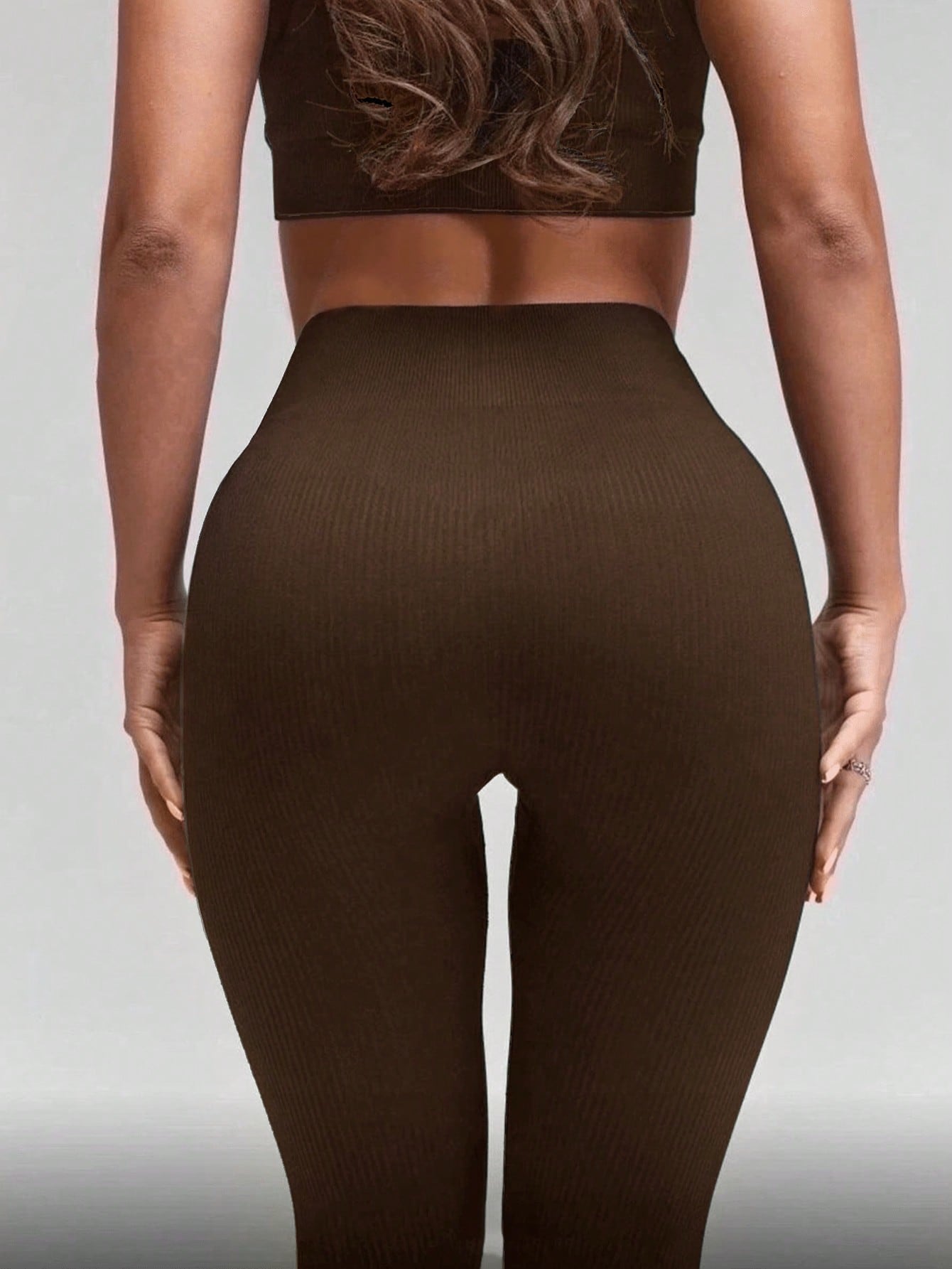 Legging Fitness Canelada Sem Costura Ajuste Anatômico