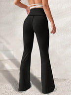 Legging Flare Cintura Alta Com Efeito Levanta Bumbum