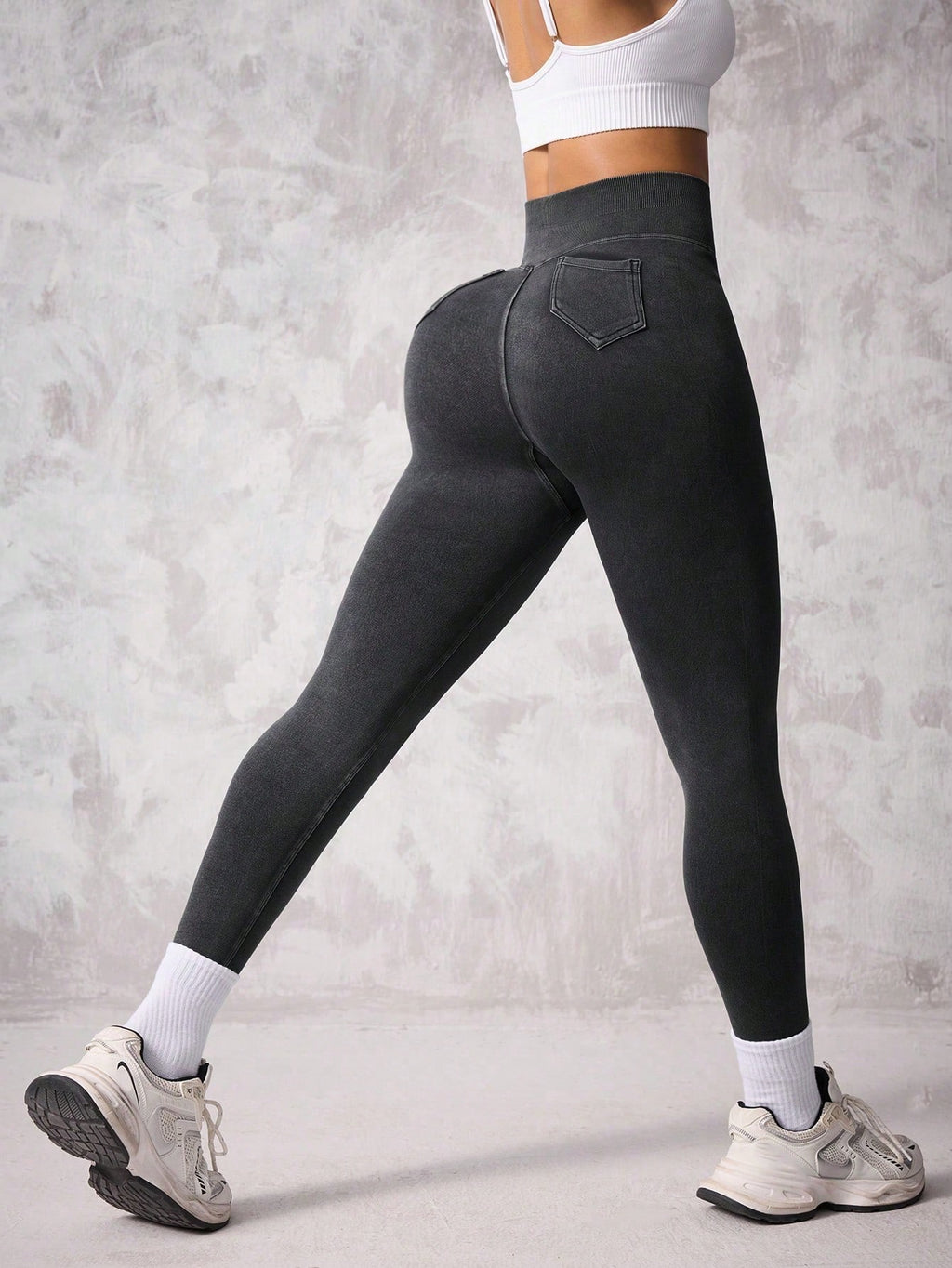 Legging Fitness Cintura Alta Com Bolso Traseiro