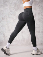 Legging Fitness Cintura Alta Com Bolso Traseiro
