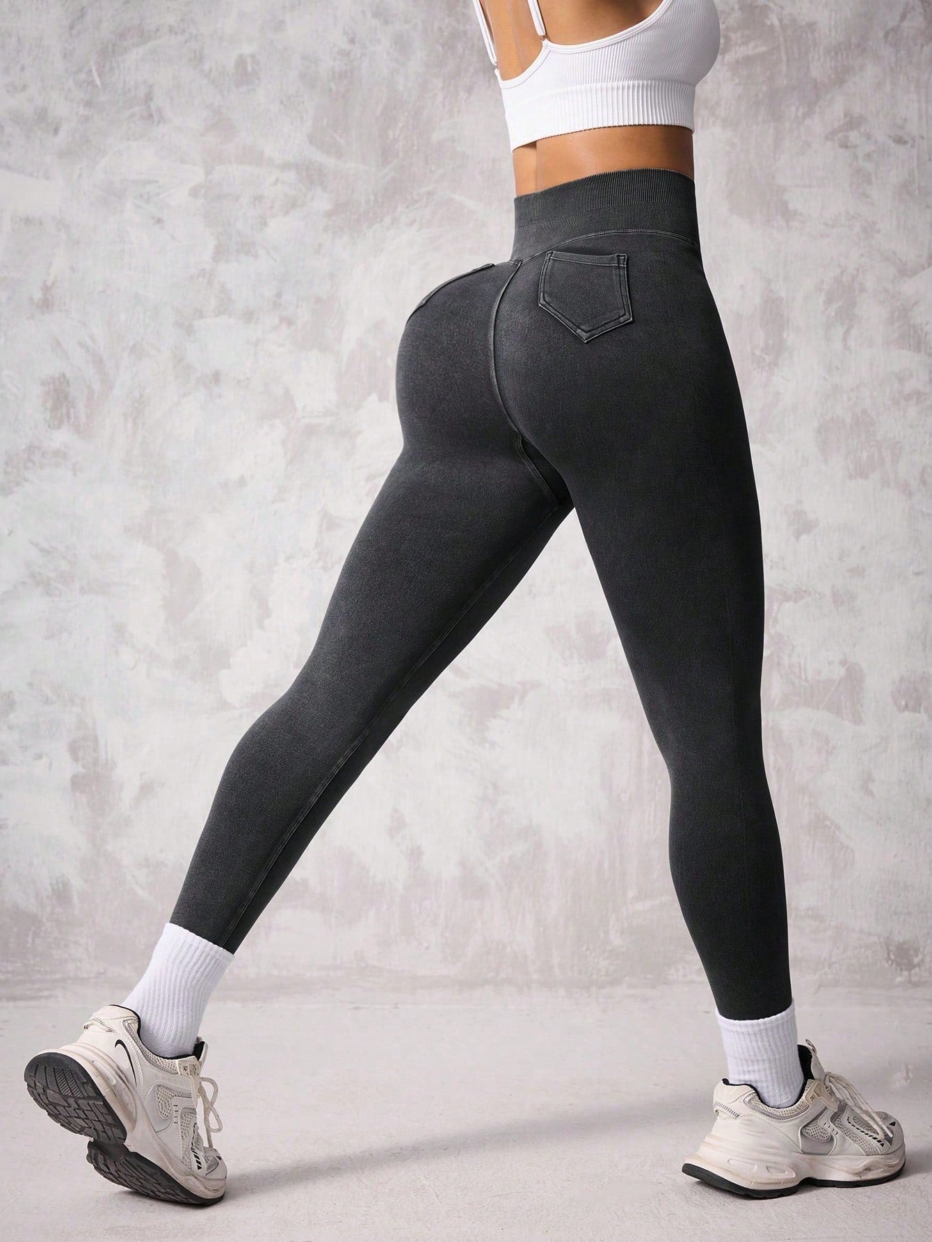 Legging Fitness Cintura Alta Com Bolso Traseiro