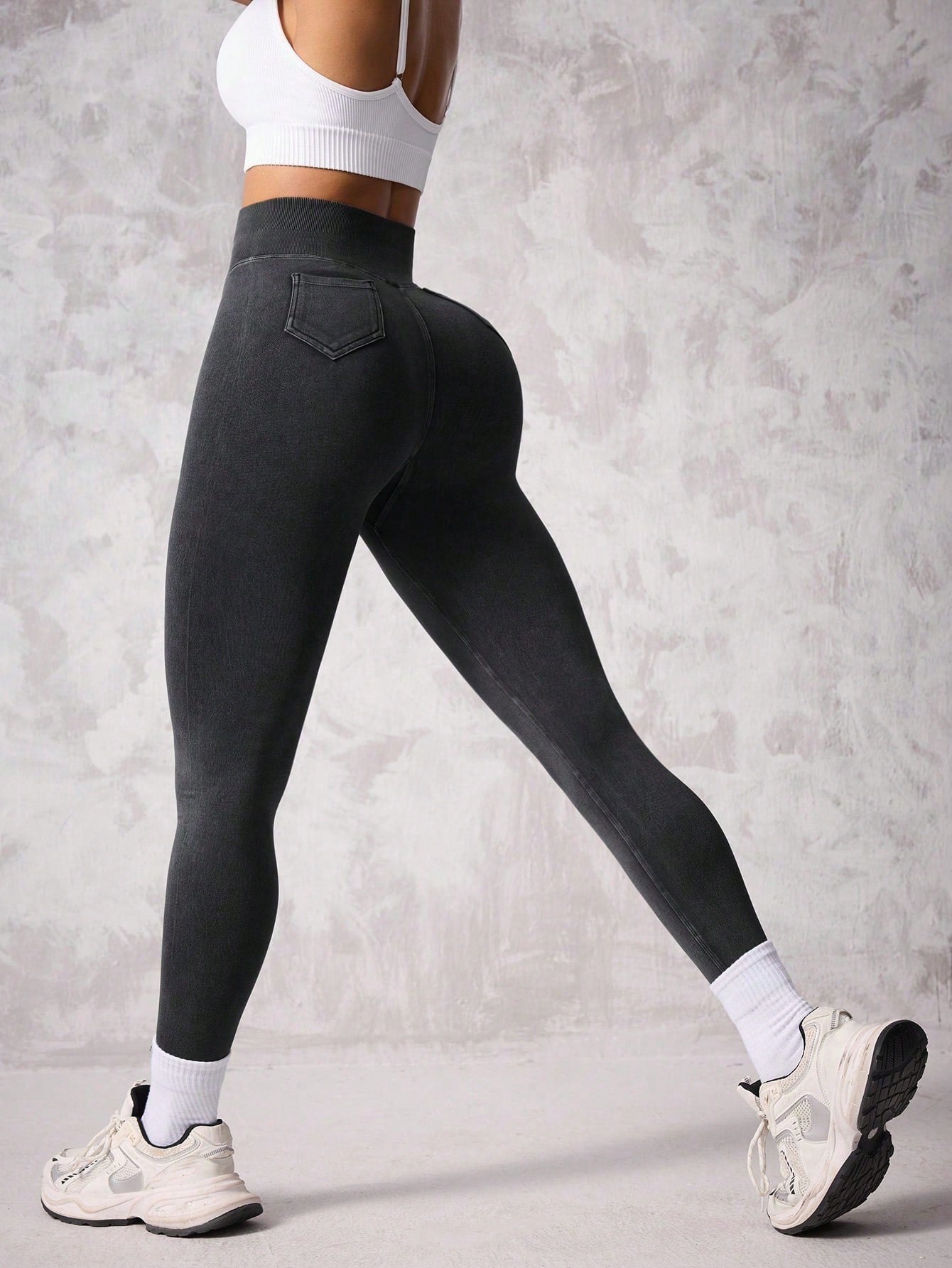 Legging Fitness Cintura Alta Com Bolso Traseiro