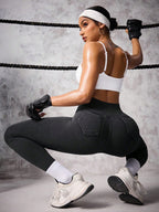 Legging Fitness Cintura Alta Com Bolso Traseiro