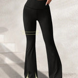 Legging Flare Cintura Alta Com Efeito Levanta Bumbum