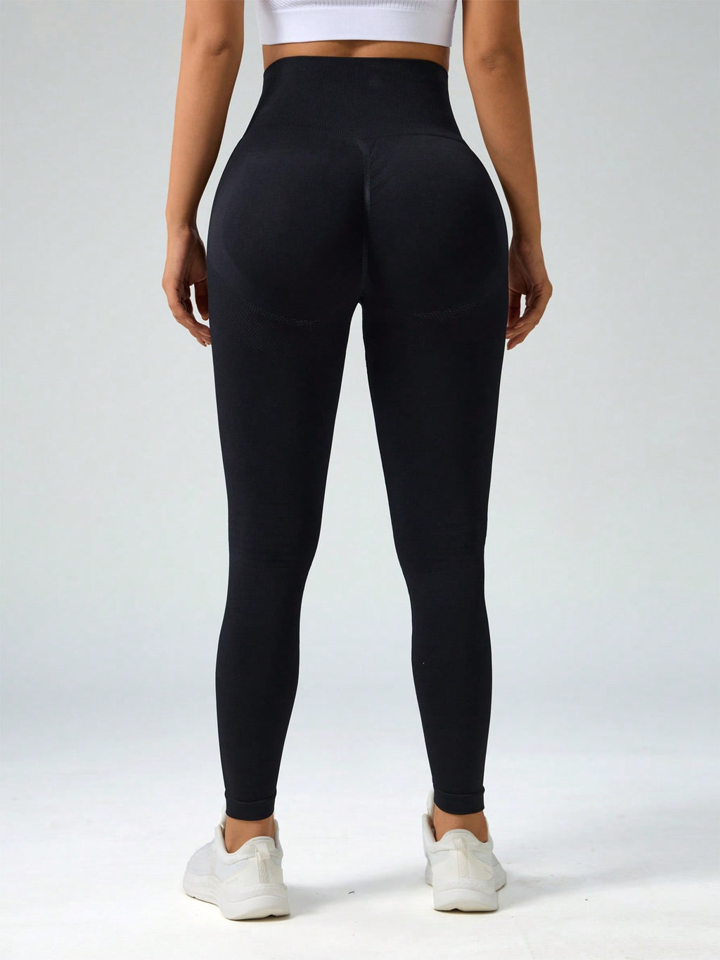 Legging Fitness Sem Costura Elasticidade Lateral