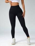 Legging Fitness Sem Costura Elasticidade Lateral