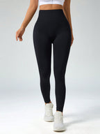 Legging Fitness Sem Costura Elasticidade Lateral