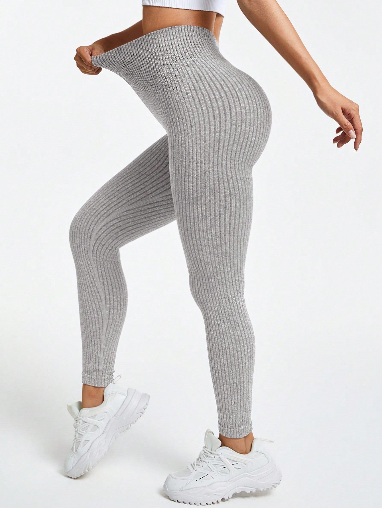 Legging Seamless Cintura Alta Com Secagem Rápida