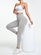 Legging Seamless Cintura Alta Com Secagem Rápida