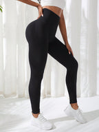 Legging Fitness Sem Costura Elasticidade Multidirecional