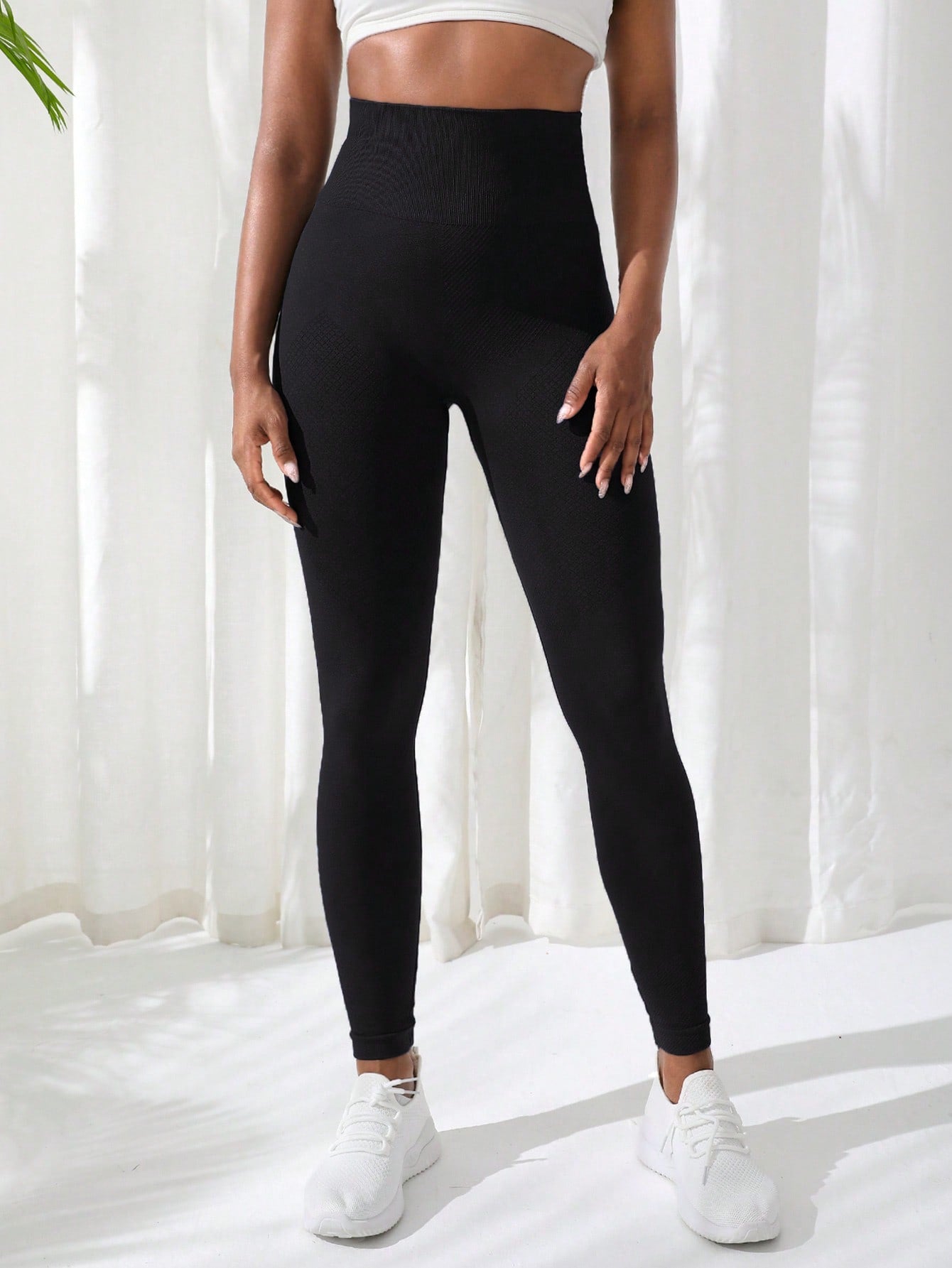Legging Fitness Sem Costura Elasticidade Multidirecional