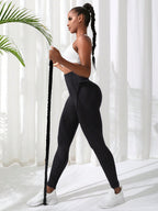Legging Fitness Sem Costura Elasticidade Multidirecional