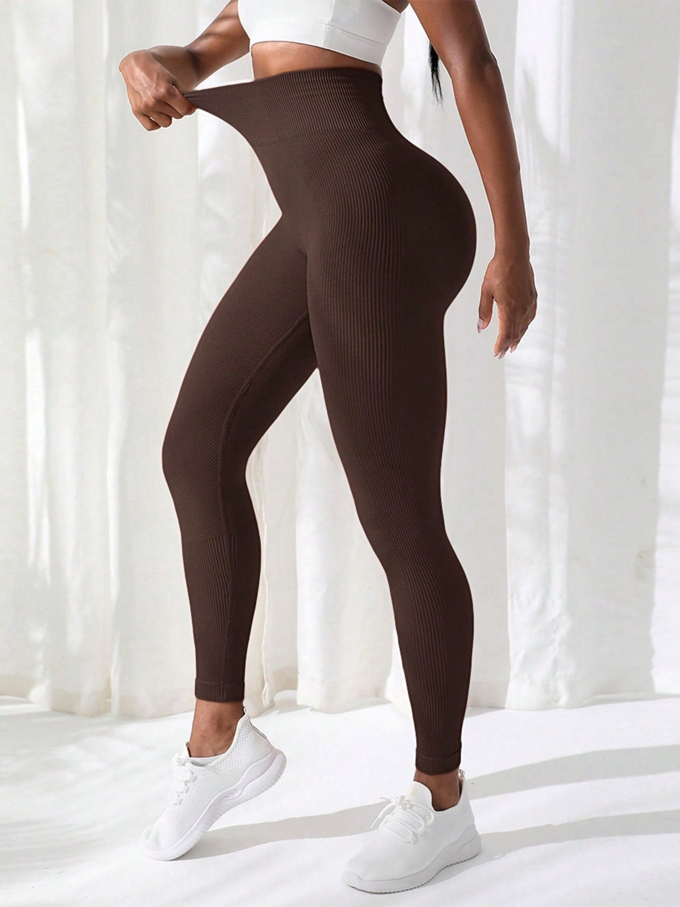 Legging Seamless Cintura Alta Com Zonas De Compressão