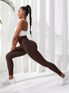 Legging Seamless Cintura Alta Com Zonas De Compressão