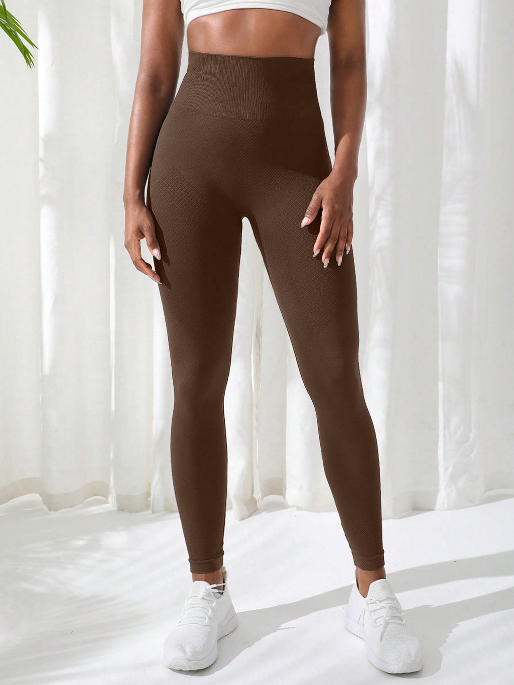 Legging Fitness Sem Costura Elasticidade Multidirecional