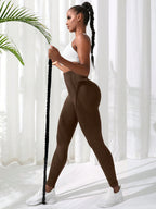 Legging Fitness Sem Costura Elasticidade Multidirecional