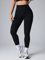 Legging Seamless Cintura Alta Com Painéis Em Tela Técnica