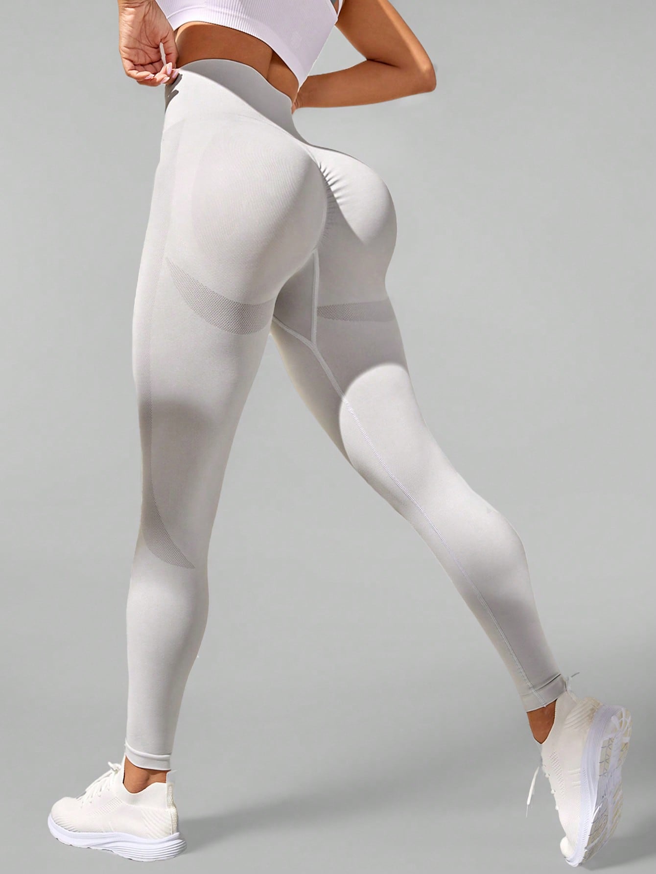 Legging Seamless Cintura Alta Com Realce Posterior