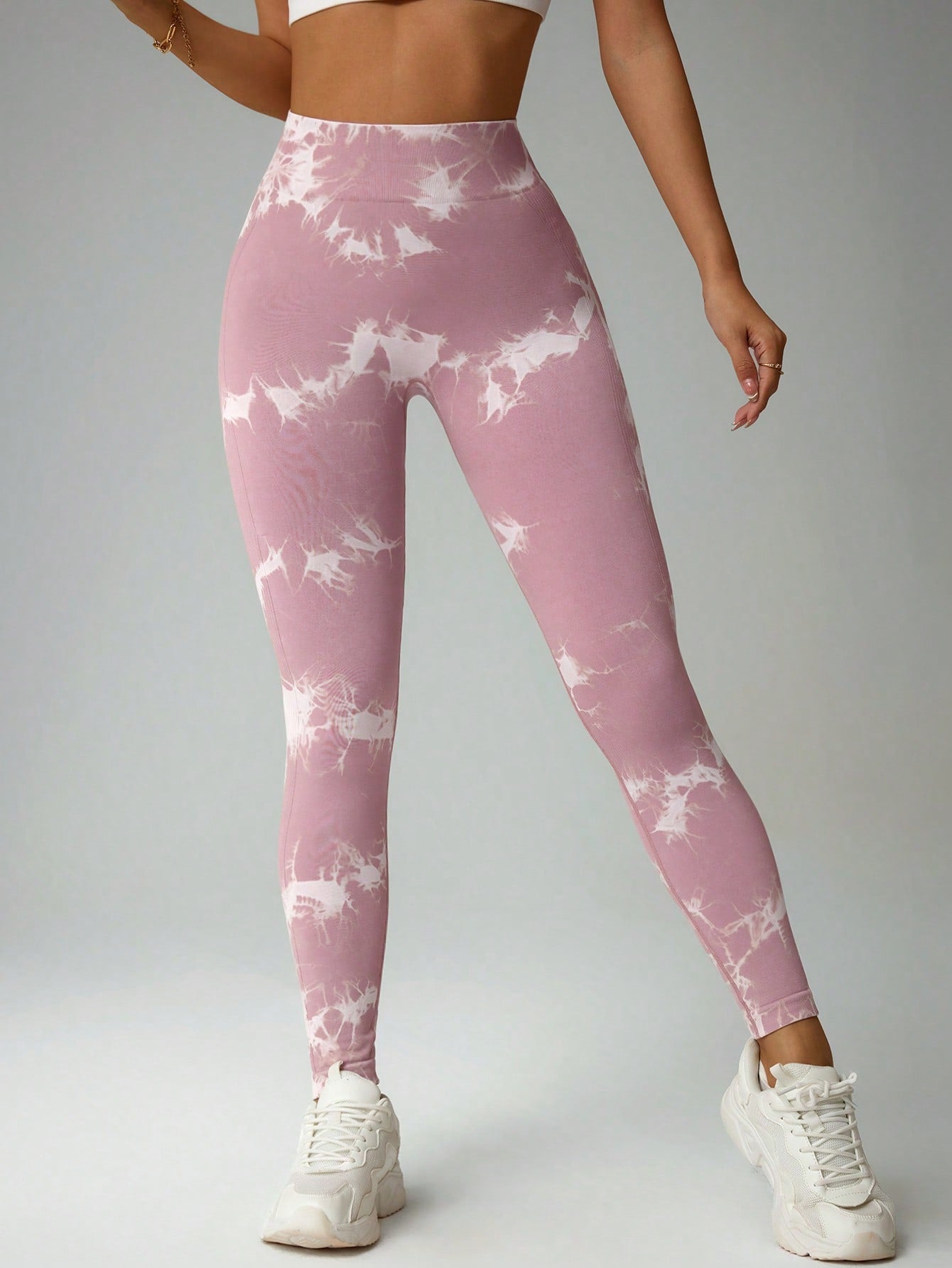 Legging Seamless Cintura Alta Com Visual Orgânico