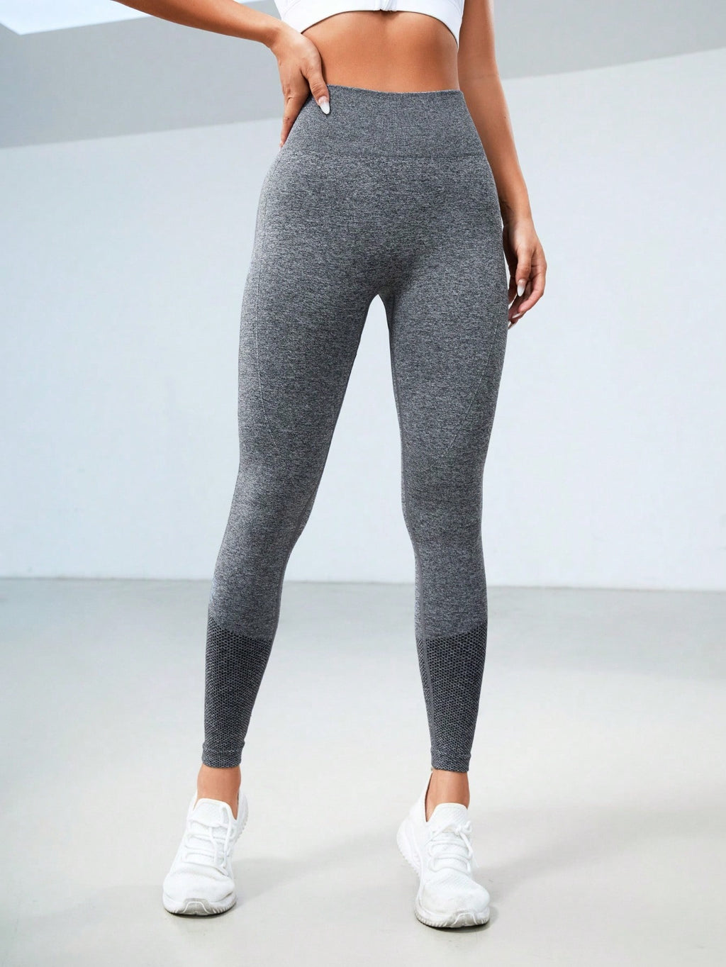 Legging Seamless Cintura Alta Com Compressão Estratégica