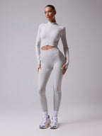 Legging Seamless Cintura Alta Com Trama Vertical