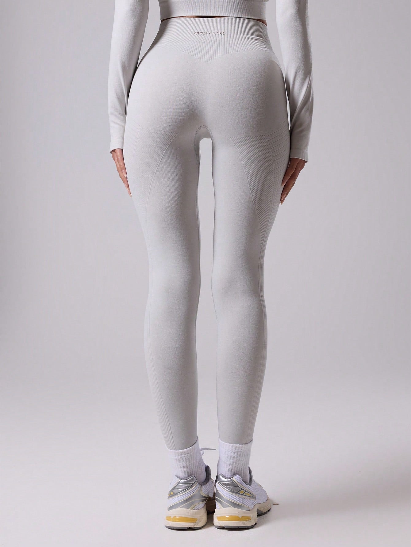 Legging Seamless Cintura Alta Com Trama Vertical