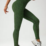 Legging Seamless Cintura Alta Com Micrografismo Geométrico