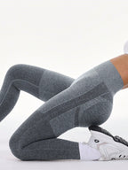 Legging Fitness Texturizada Alta Elasticidade Sem Costura