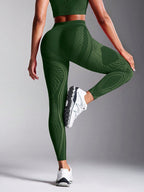 Legging Cintura Alta Com Traçados Técnicos