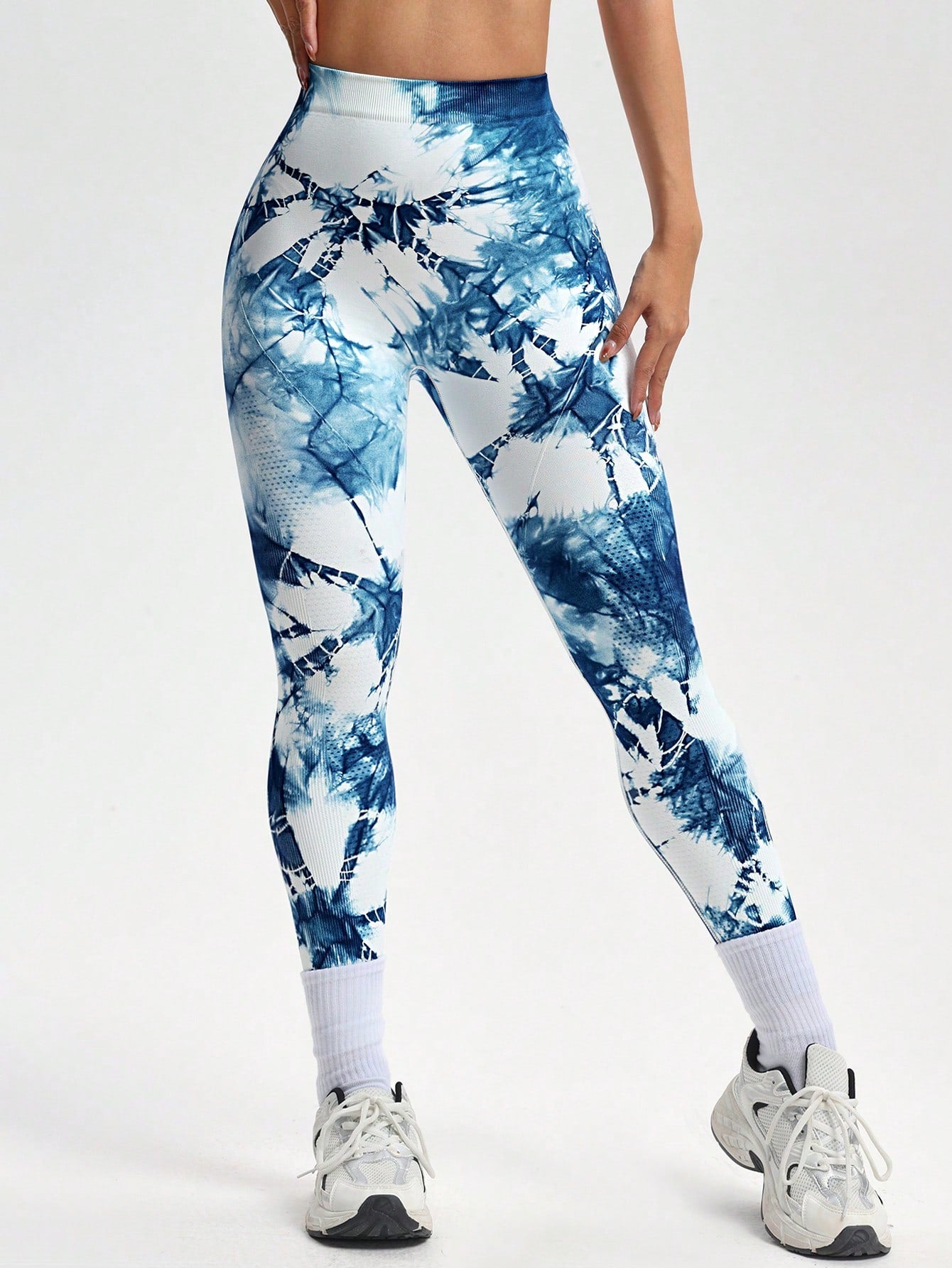 Legging Seamless Cintura Alta Com Acabamento Em V