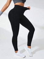 Legging Fitness Texturizada Alta Elasticidade Sem Costura